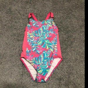 Lilly Pulitzer Girls Jungle Tumble Swimsuit Sz 6